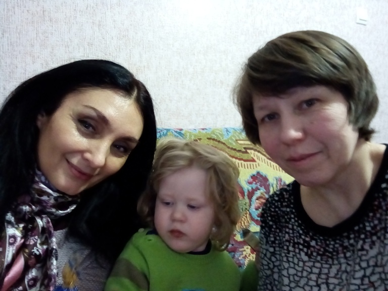 Мама Галя и Лизонька